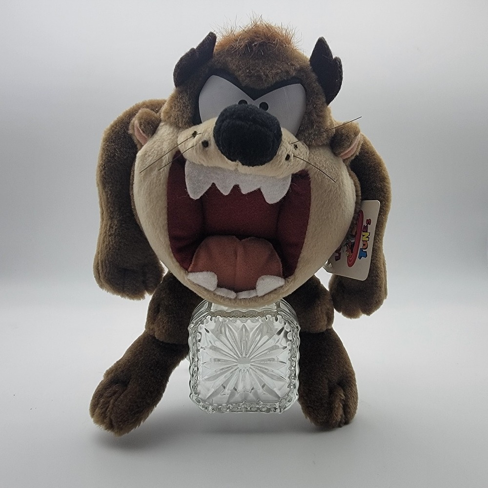 Vintage Taz Tasmanian Devil Looney Tunes 1994 Applause Plush Stuffed Animal‎